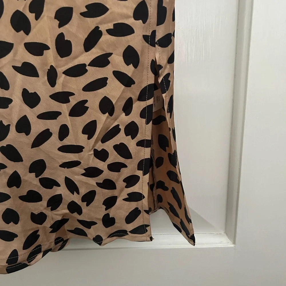 Hello Molly Leopard Print Slip Midi Dress - Picture 3 of 8